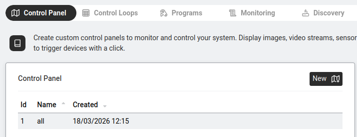 Control Panel